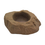 Artificial Rock Planter, Model 130, Autumn Bluff