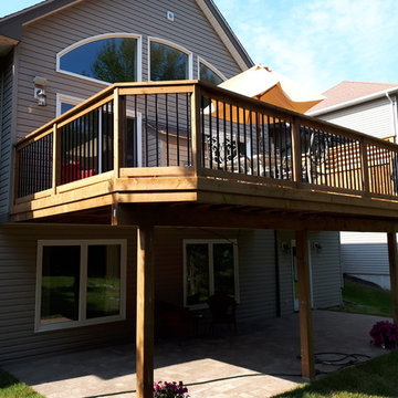 Deck and Patio Designs-Pressure Treated Decking