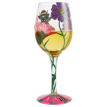 "My Drinking Garden" Wine Glass by Lolita