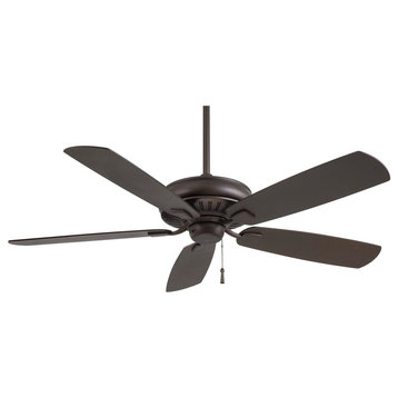 Ceiling Fan, Oil Rubbed Bronze With Not Applicable Glass