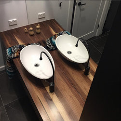 Walnut Vanity - Vanity Tops And Side Splashes