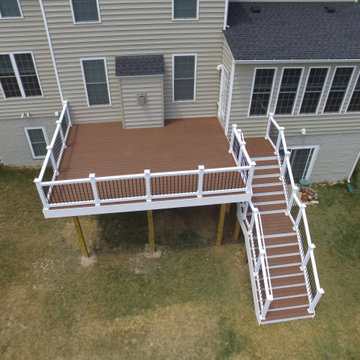 Azek Morado Deck with Stairs in Mount Airy, MD