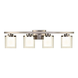 Dolan Designs 3952-09 Horizon 2 Light Bathroom Fixture Satin Nickel