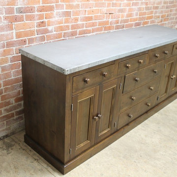 Zinc Tables & Zinc Kitchen Island