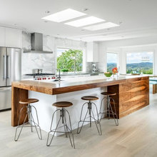 kitchen, dining and lounge room