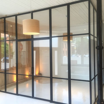 All Glass Walls & Doors in in Aluminum Frame