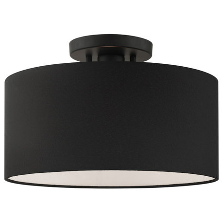 Black Modern, Urban, Versatile, Retro, Scandinavian Semi Flush