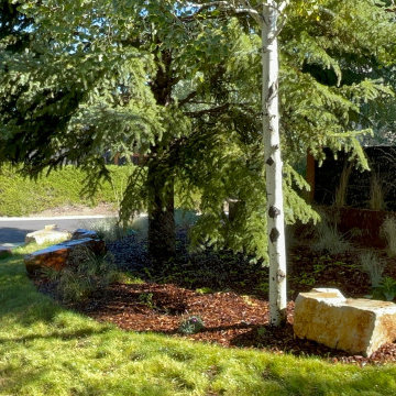 Park City planting, mulch, maintenance, overseed