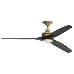 Minka Aire Artemis Iv 64 Led Ceiling Fan Soft Brass Matte