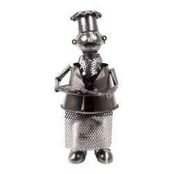 Chef Wine Presenter, 7 x 15 inches, Iron - Products