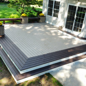 Deck with Buildt in Benches & Planter Boxes