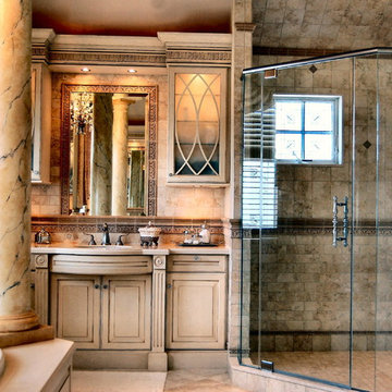 Master Bath Vanity and Shower Enclosure