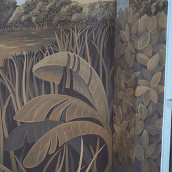 Pool Mural and Enclosure - Outdoor Decor