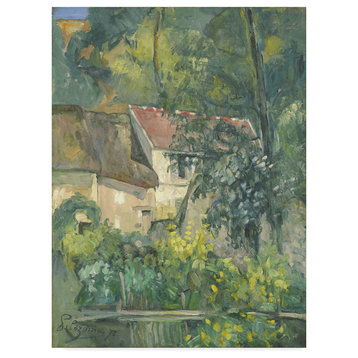 Paul Cezanne 'House of Pere Lacroix' Canvas Art, 32"x24"