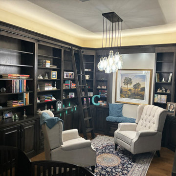 Custom Built-In Traditional Home Library