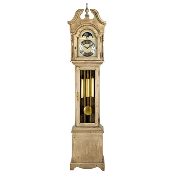 Alexandria Grandfather Clock White by Hermle Clocks