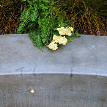 Temescal Family Garden - Seating and Lighting Detail