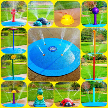 Portable Splash Pad for your backyard