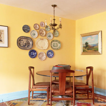 My Houzz: Vibrant Victorian Row House With Midcentury Style