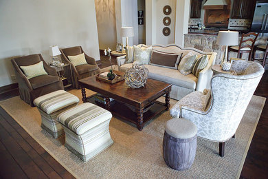 Living room - traditional living room idea in Austin