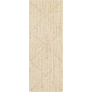 Braided Jewel Runner 2'2"x6' Bamboo Area Rug