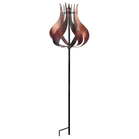 Outdoor Solar Windmill & Lights Garden Decor