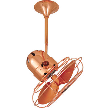 Matthews Fan BD-MF Bianca Direcional Ceiling Fan, Polished Copper-Metal