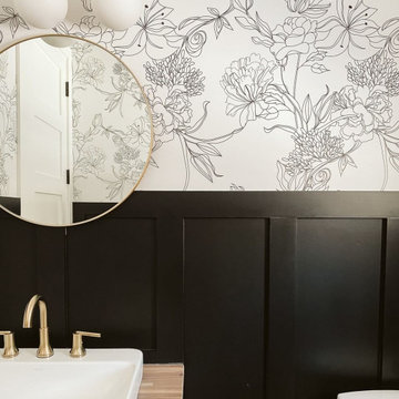 Sketch Floral Bathroom