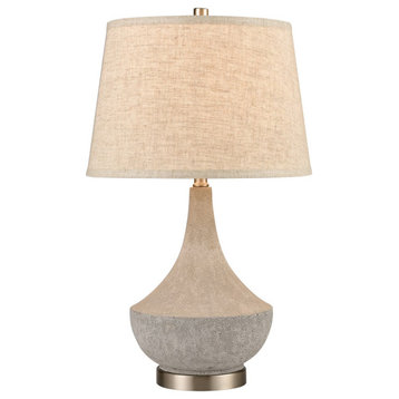Stein World Wendover Table Lamp 77196, Polished Concrete