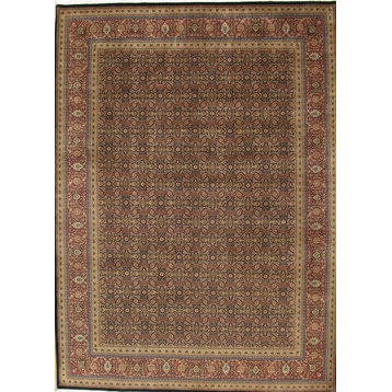 Pasargad Baku Collection Hand-Knotted Lamb's Wool Area Rug, 11'11"x14'10"
