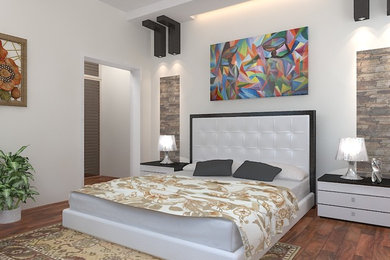 white bedroom design