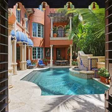 Beach Front Mediterranean Home in Delray Beach, FL