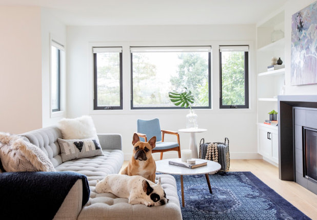 Contemporary Living Room by Madeleine Design Group Inc.