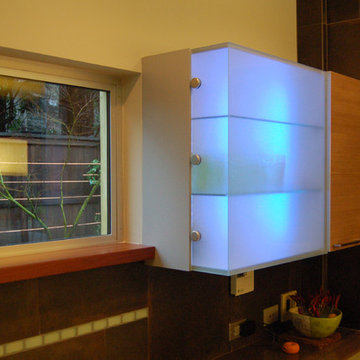 Concrete house, Menlo Park kitchen