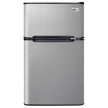 Summit CP34B 19"W 3.2 Cu. Ft. Compact Refrigerator - Stainless Steel