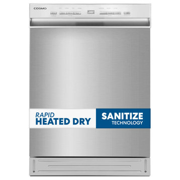 24 in. Front Control Built-In Tall Tub Dishwasher in Stainless Steel