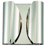 Crystorama - Crystorama MOQ-A3692-PN Monique - 2 Light Wall Mount - The sleek and modern curved metal Monique wall mouMonique 2 Light Wall Polished NickelUL: Suitable for damp locations Energy Star Qualified: n/a ADA Certified: YES  *Number of Lights: Lamp: 2-*Wattage:100w E26 Medium Base bulb(s) *Bulb Included:No *Bulb Type:E26 Medium Base *Finish Type:Polished Nickel