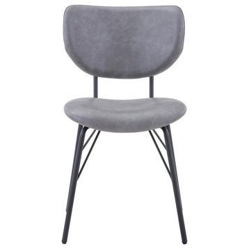 Owen Contemporary Modern Faux Leather Split-Back Upholstered Dining Chair...