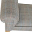 Bench With Multi Tweed Turned Legs, Oak Finish Mango Wood