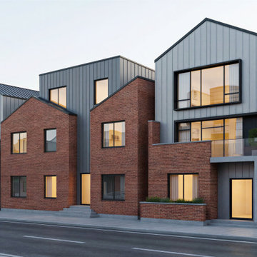 Delft: Contemporary Townhome Architecture In Alpharetta