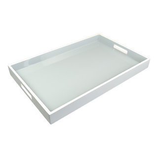 Addison Ross 22x16 Ottoman Tray White