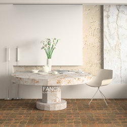 ARTHUR MIRRORED DINING TABLE - Furniture