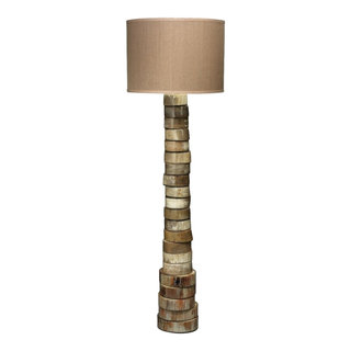 Light Accents - Metro Torchiere Modern Floor Lamp Brushed Nickel