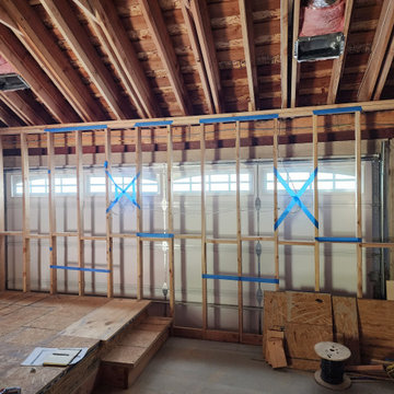Framing within garage
