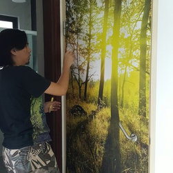 "Forest" Bomb Shelter Door Art - Home Accessories & Decor