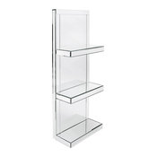 Howard Elliott Mirrored Shelf With 3 Shelves