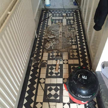 Restoring a Victorian Tiled Hallway in Stoke Newington