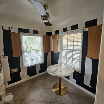 Dining Room wallpaper installation Georgetown, TX