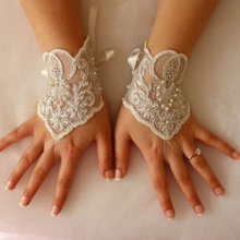 wedding lace gloves,