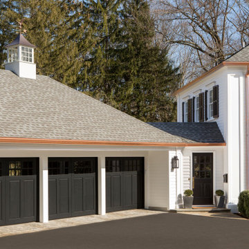 Garage Renovation with Copper Gutters and Walpole Cupola
